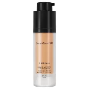 Image of bareMinerals Original Liquid Mineral Foundation Broad Spectrum SPF20 30ml (Various Shades) - Golden Nude