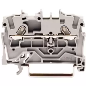 Image of Wago 2001-1201 2 Conductor Ex e II Through Terminal Block Grey