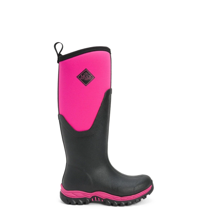 Image of Muck Boots Muck Boots Arctic Sport II Tall Black/Pink Female 9 SK38714