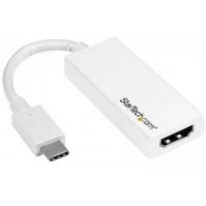 Image of StarTech USB C to HDMI Adapter White 4K 60Hz