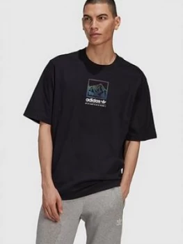 Image of Adidas Originals Adiplore 2.0 Premium Graphic T-Shirt - Black