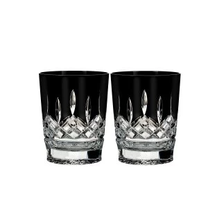 Image of Waterford Lismore Black Tumbler Set of 2 Black