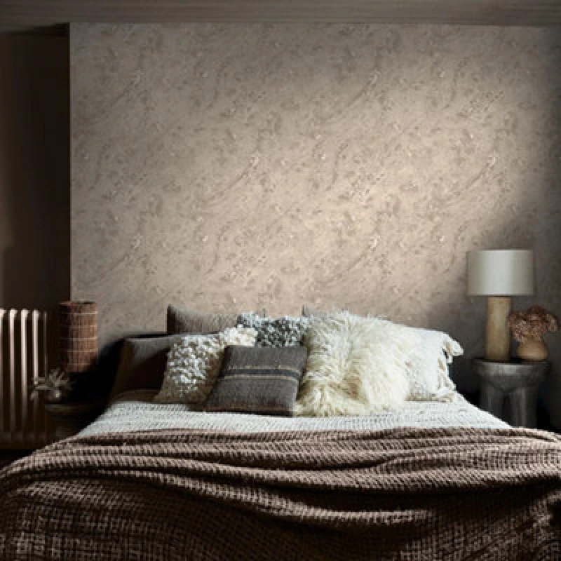 Image of Abigail Ahern Boheme Marble Almond Wallpaper