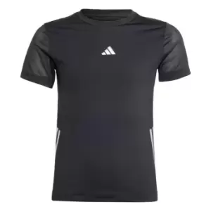 Image of adidas Running AEROREADY 3-Stripes T-Shirt Kids - Black