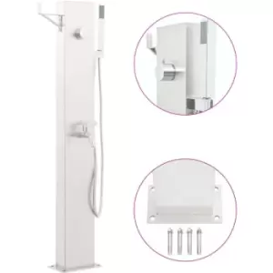 Image of Garden Shower Faucet 110cm Stainless Steel Vidaxl Silver