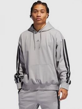 Image of adidas Legend Hoodie - Grey, Size L, Men