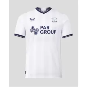 Image of Castore Preston Home Shirt 2023 2024 Adults - White