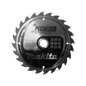Image of Makita - B-09173 Circular saw blade 165mm x 20mm x 24T