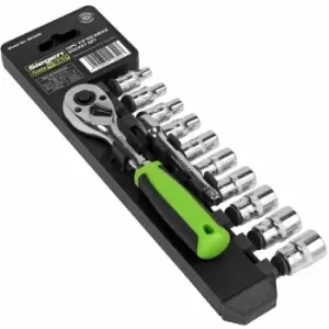 Image of Socket Set 12PC 1/4" Sq Drive WallDrive Metric