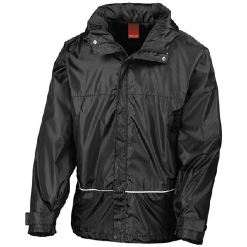 Image of Result Result Men Pro Coach Waterproof Jacket in Black Size: Small Black S Male 5063527386250