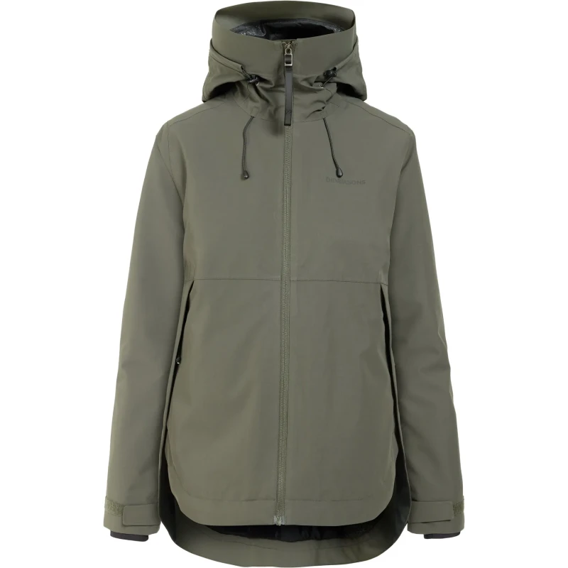 Image of Womens waterproof jacket Didriksons Jennie Vert Female 40