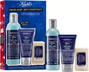 Image of Kiehl's Fresh Start Mens Essentials Gift Set