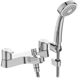 Image of Ideal Standard Calista Taps Bath Shower Mixer in Chrome Brass