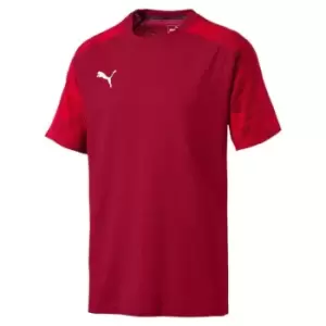 Image of Puma Cup Sideline T Shirt Mens - Red