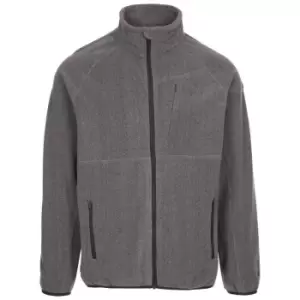 Image of Trespass Mens Talkintire Fleece Jacket (M) (Storm Grey)
