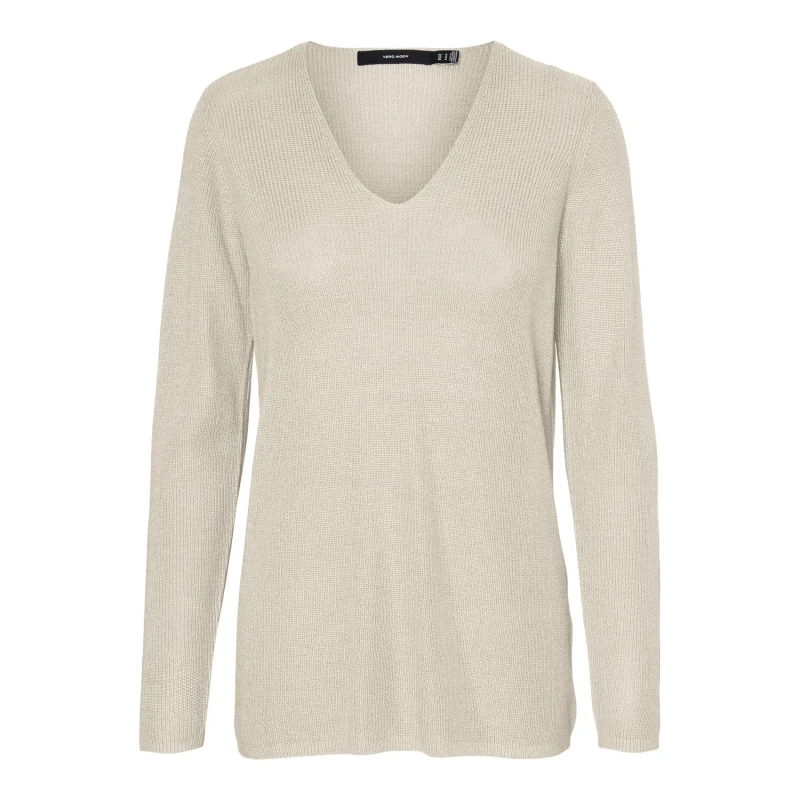 Image of Vero Moda V-neck sweater For Her Vero Moda Vmnewlexsun Beige Female S