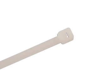 Image of Hellermann Natural Cable Tie 200mm x 4.6mm T50R Pk 100 Connect 30282