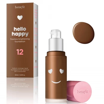 Image of benefit Hello Happy Flawless Liquid Foundation (Various Shades) - 0 Shade 12
