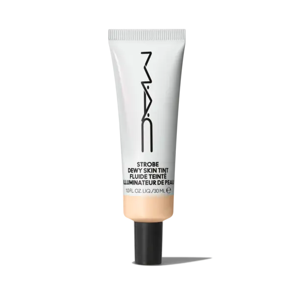 Image of MAC Cosmetics UK Strobe Dewy Skin Tint - Tinted Moisturiser - Lightweight, 8 Hour Long Wear In Light 1, Size: 30ml