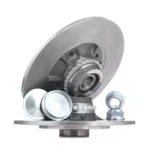 Image of BREMBO Brake disc Solid 08.5834.37 Brake rotor,Brake discs RENAULT,CLIO II (BB0/1/2_, CB0/1/2_)