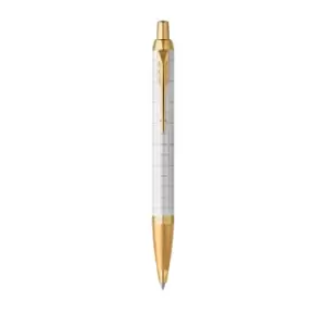 Image of Parker IM Premium Blue Clip-on retractable ballpoint pen Medium 1...