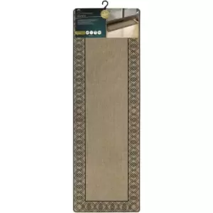 Image of JVL - Elegance Runner Mat 50 x 150 cm, Diamond Border