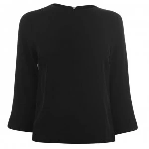 Image of Biba Contour Cuff Shell Blouse - Black