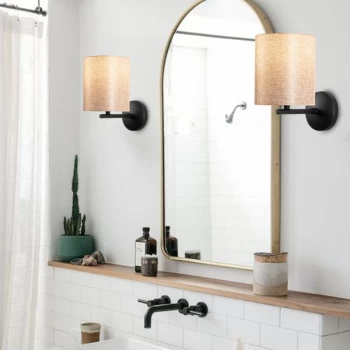 Image of Profil - 4685 Black Cream Wall Lamp