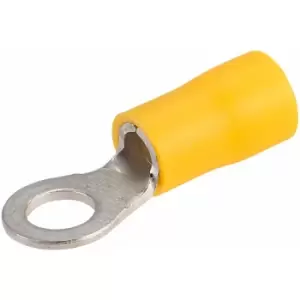 Image of Yellow 5mm Ring Terminal Pk of 100 - Truconnect