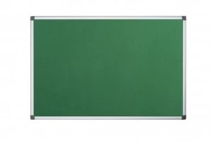 Image of Bi-Office Maya Green Felt Ntcbrd Alu Frame 120x90cm