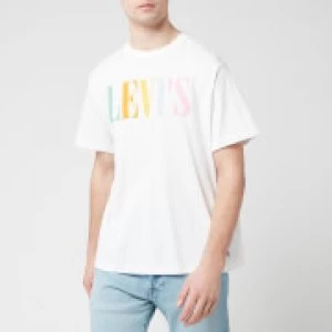 Image of Levis Mens Relaxed Graphic T-Shirt - White - S