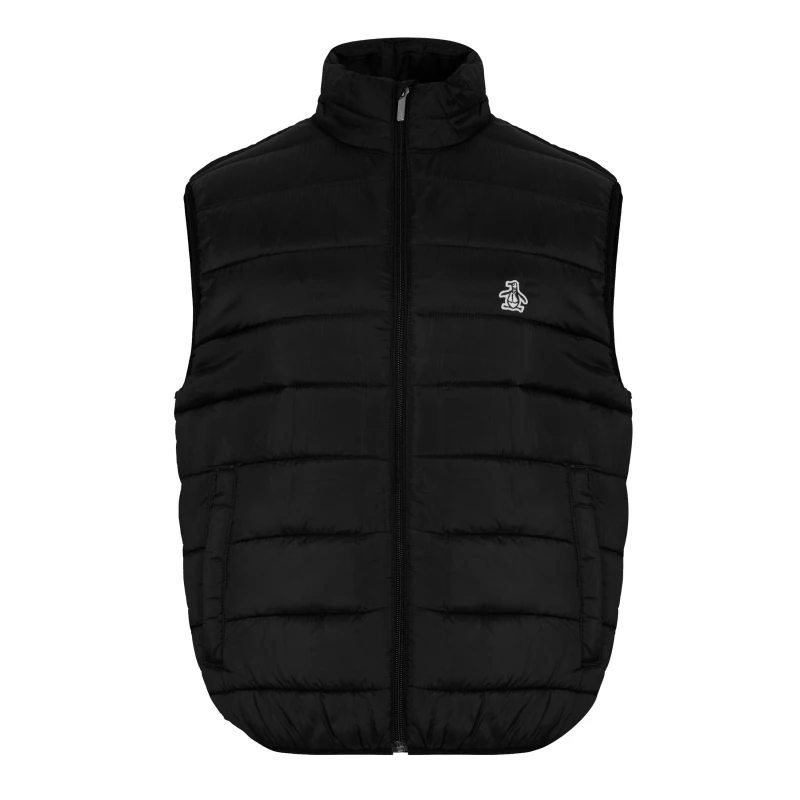 Image of Original Penguin Penguin Gillet - Black S