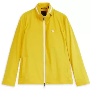 Image of Ted Baker Barklee Plain Zip Through Jacket - Yellow