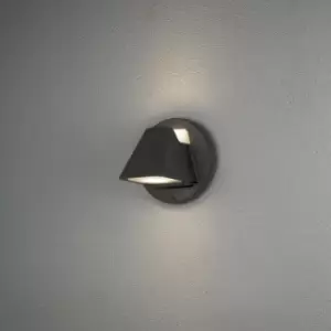 Image of Konstsmide Hild Outdoor Modern Wall Light 2x GU10 Black, IP44