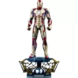 Image of Hot Toys Iron Man 3 Action Figure 1/4 Iron Man Mark XLII Deluxe Version 49 cm