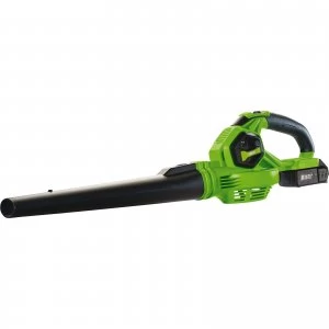 Image of Draper D20GLB 20v Cordless Leaf Blower 1 x 2ah Li-ion Charger