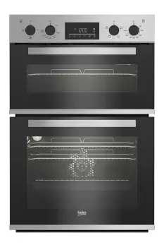 Image of Beko Pro RecycledNet BBXDF22300S Silver Electric Double Oven