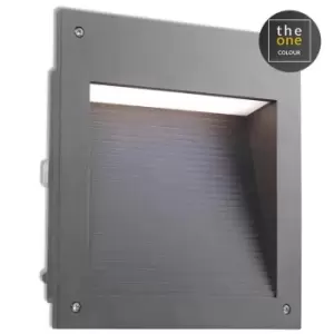 Image of Micenas Outdoor LED Recessed Wall Light Urban Grey 25cm 1862lm 3000K IP65