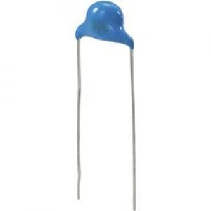 Image of Ceramic disc capacitor Radial lead 100 pF 400 V AC