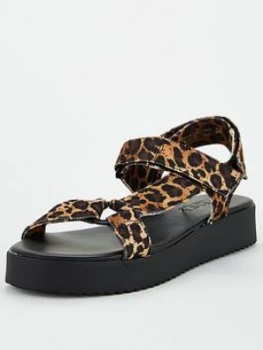 Image of Office Sanity Flat Sandal - Leopard