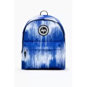 Image of Hype Single Drip Backpack (One Size) (Royal Blue/White)