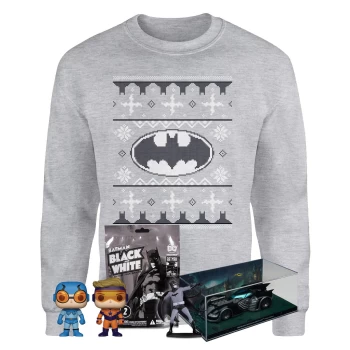 Image of DC Comics Officially Licensed MEGA Christmas Gift Set - Includes Christmas Sweatshirt plus 3 gifts - L