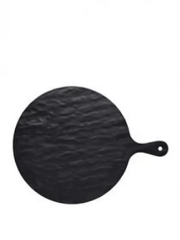 Image of Kitchencraft We Love Summer Melamine Slate-Effect Round Serving Platter