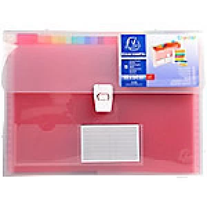 Image of Exacompta Expanding File Crystal A4 Assorted Plastic