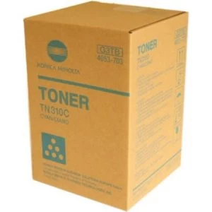 Image of Konica Minolta TN310C Cyan Laser Toner Ink Cartridge