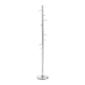 Image of Premier Housewares 8 Peg Coat Stand - Chrome