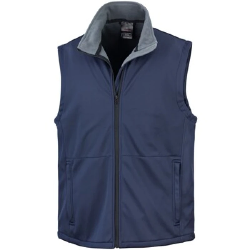Image of Result Core Softshell Gilet in Navy Size: Small Navy Unisex S