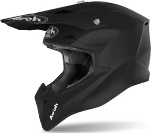 Image of Airoh Wraap Color Motocross Helmet, Black Size M black, Size M