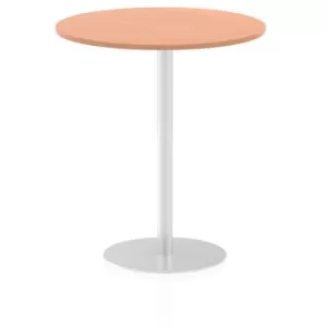 Image of Italia Poseur Table Round 1000 Top 1145 High Beech
