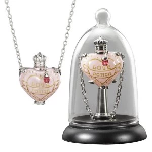 Image of Love Potion Pendant and Display (Harry Potter) Noble Collection Replica